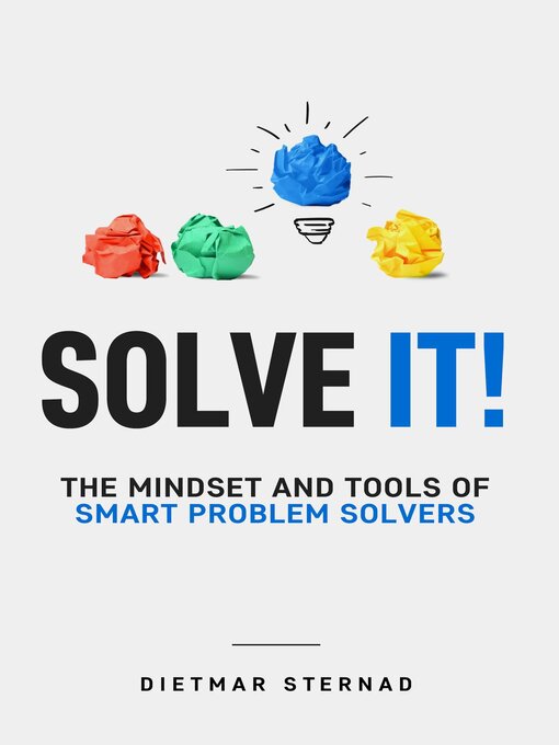 Title details for Solve It! by Dietmar Sternad - Available
